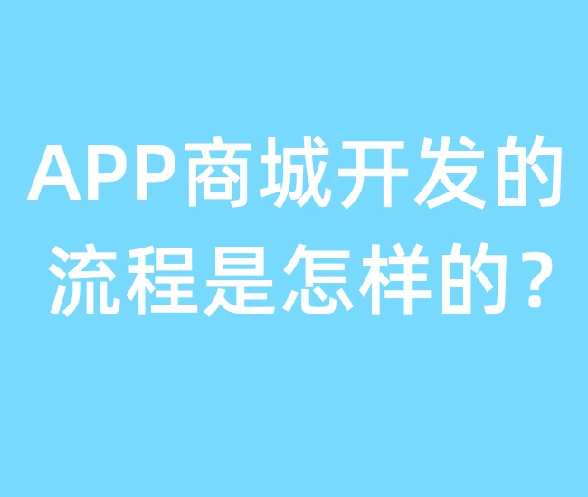 APP商城開發(fā)的流程是怎樣的？